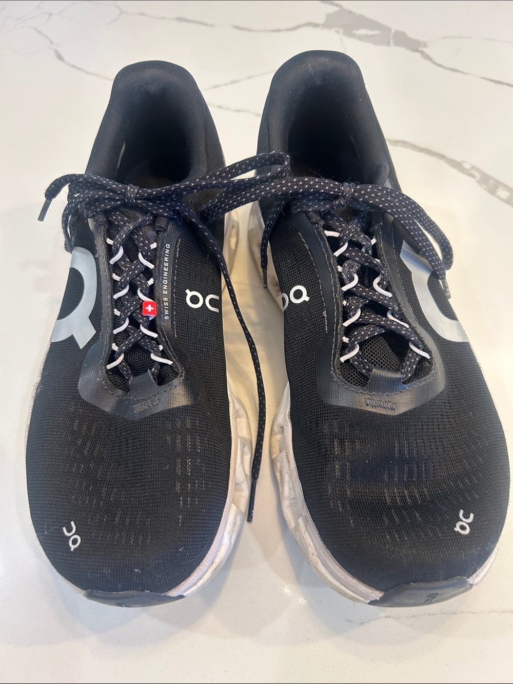 On Running Women’s CloudMonster Black Athletic Running Shoes